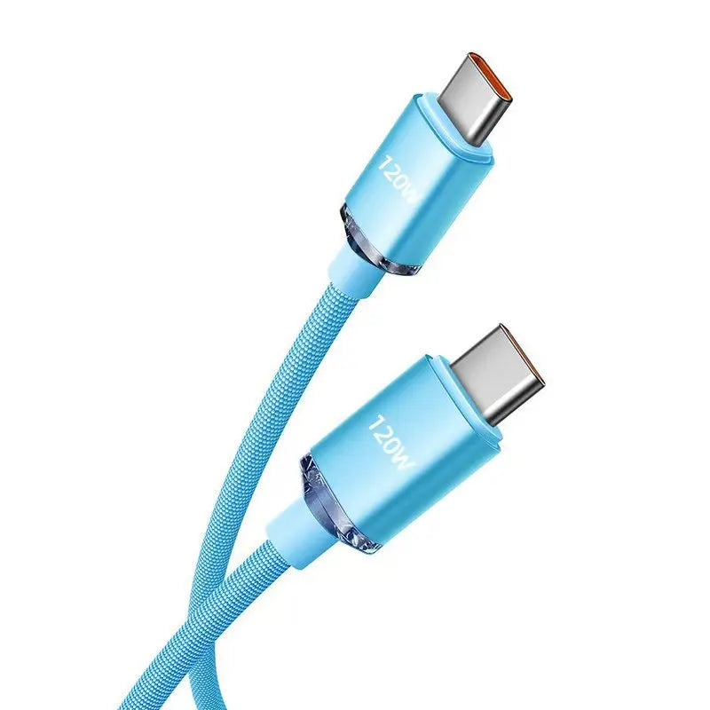 NNBILI 120W 6A Fast Charge USB Type C Quick Charge Cable For Samsung S23 Xiaomi 14 Huawei Phone Fast Charging Cable Data Cables