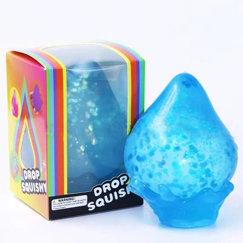 Needoh Dream Drop Squishy Squeeze Toy Safety Non-Toxic Slow Rebound Squish Anxiety Relief Autism ADHD Focus Toy for Adults Gift