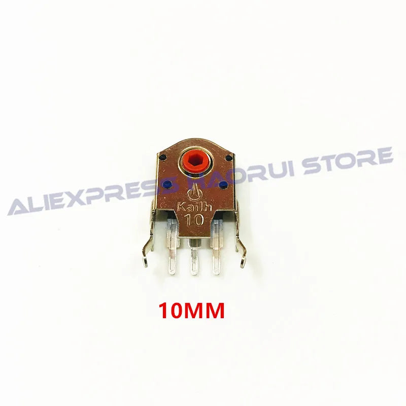 Kailh Decoder 5/7/8/9/10/11mm Red Core Rotary Mouse Scroll Wheel Encoder 1.74mm hole 20-40g force for PC Mouse alps encoder