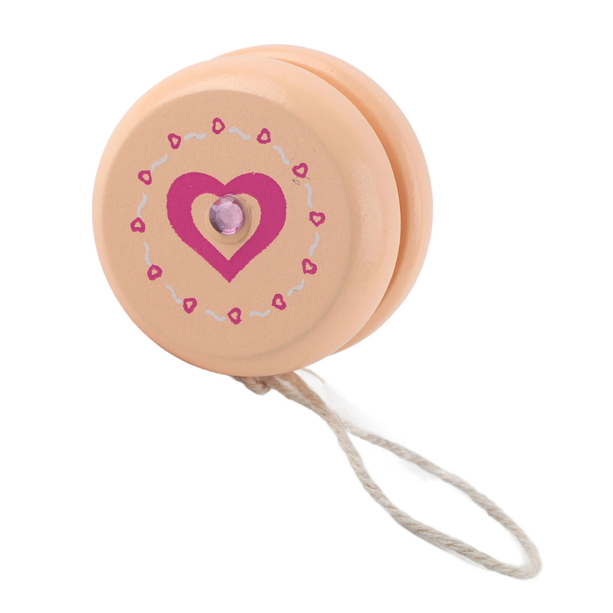 Cute Cartoon Pattern Wooden Yoyo Ball Toy Early Education Teaching Toy Cartoon Ball Toy for Kid Child