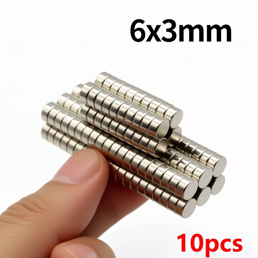 6x3mm Super Strong Neodymium Magnet N35 NdfeB Permanent Magnetic imanes Round Powerful Magnets Refrigerator Magnet