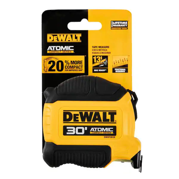 DEWALT ATOMIC 30 ft. x 1-1/8 in. Tape Measure