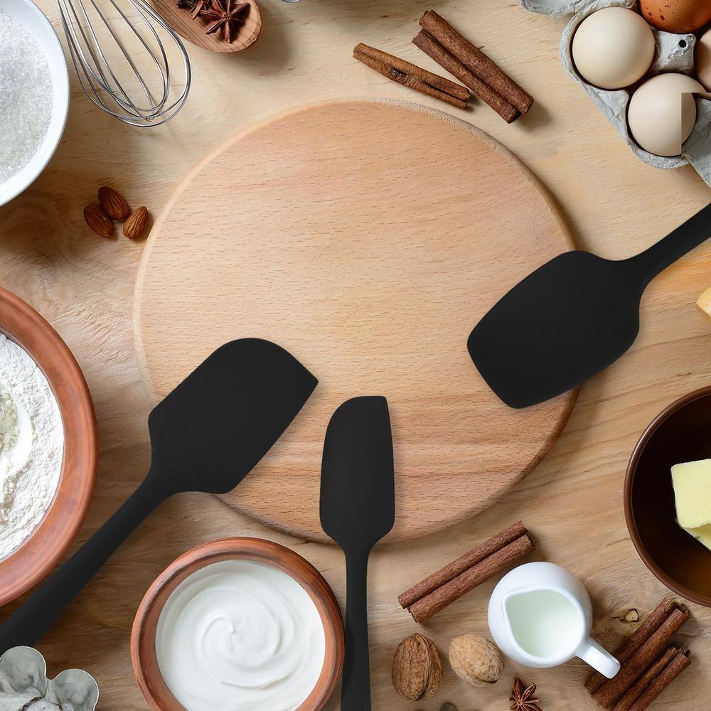 Kaluns Heat Resistant Rubber Silicone Spatula (Set of 5)