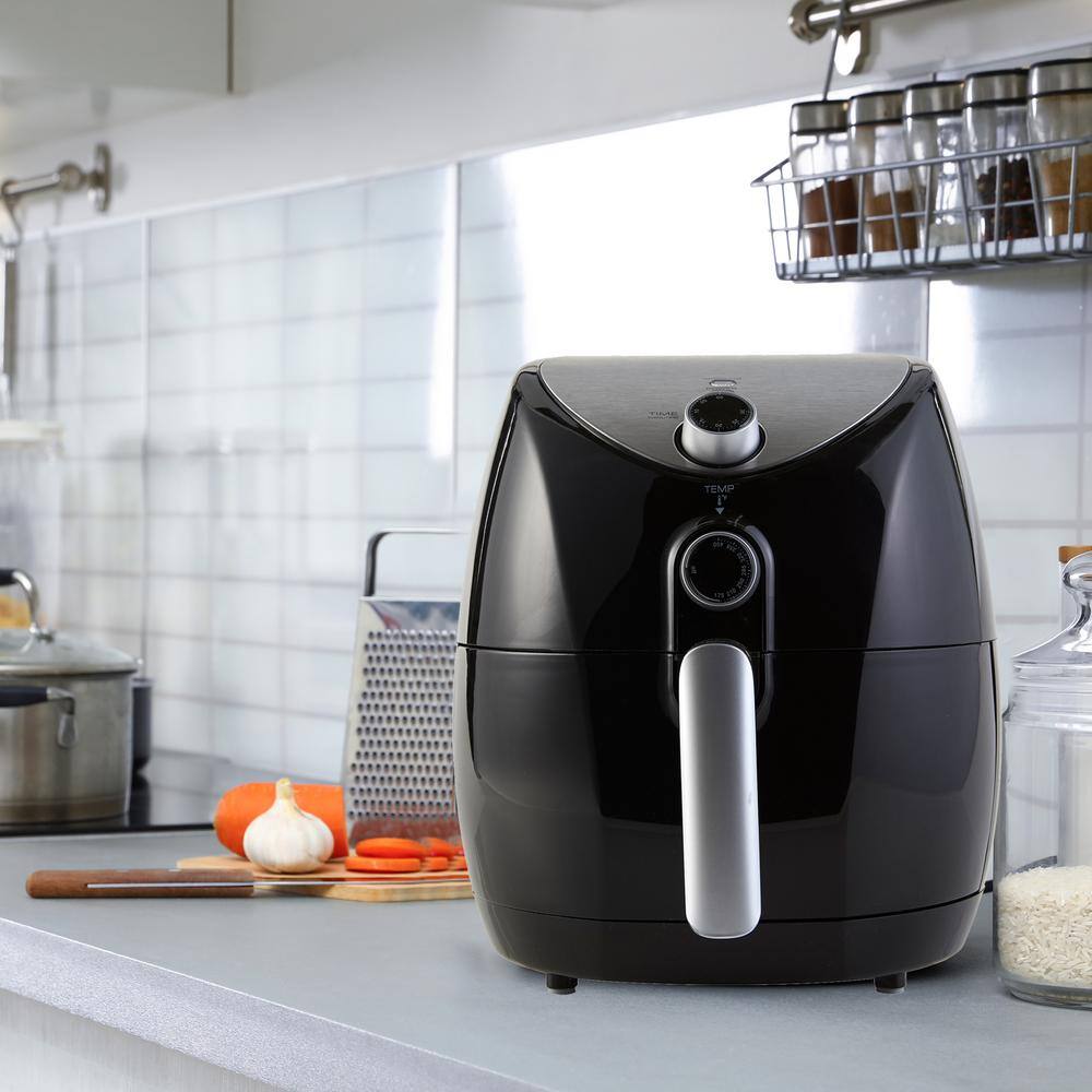 Professional Series Cool Touch 3.38 qt. Air Fryer Black