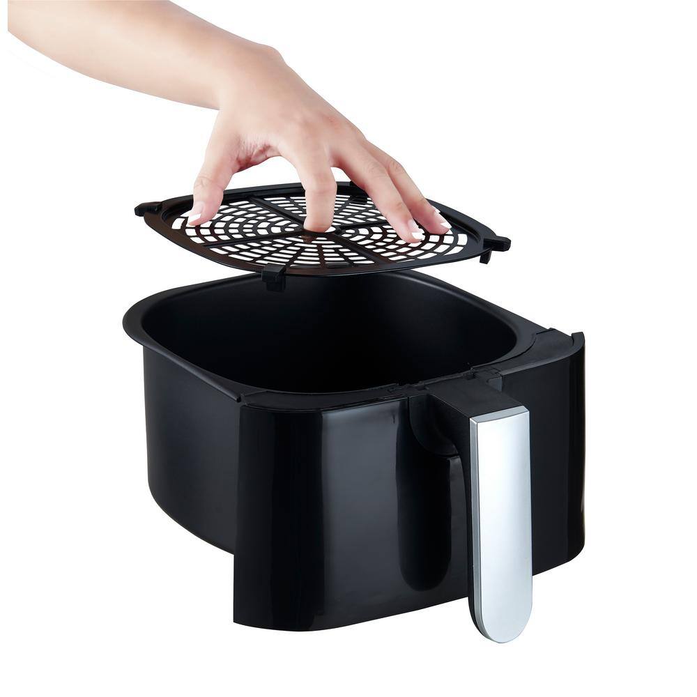 Salton 5.28 qt. Black Digital Air Fryer XL