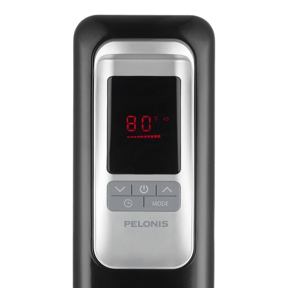 Pelonis 1,500-Watt Digital Electric Oil-Filled Radiant Portable Space Heater