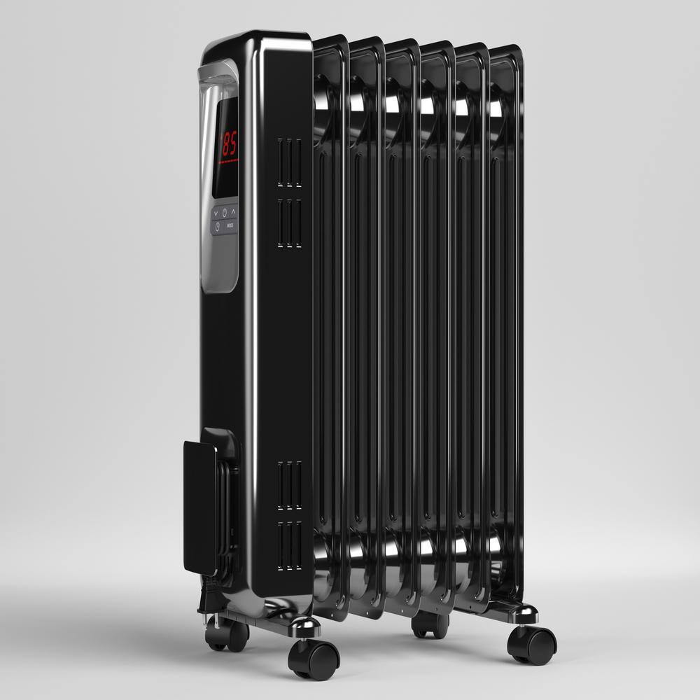 Pelonis 1,500-Watt Digital Electric Oil-Filled Radiant Portable Space Heater