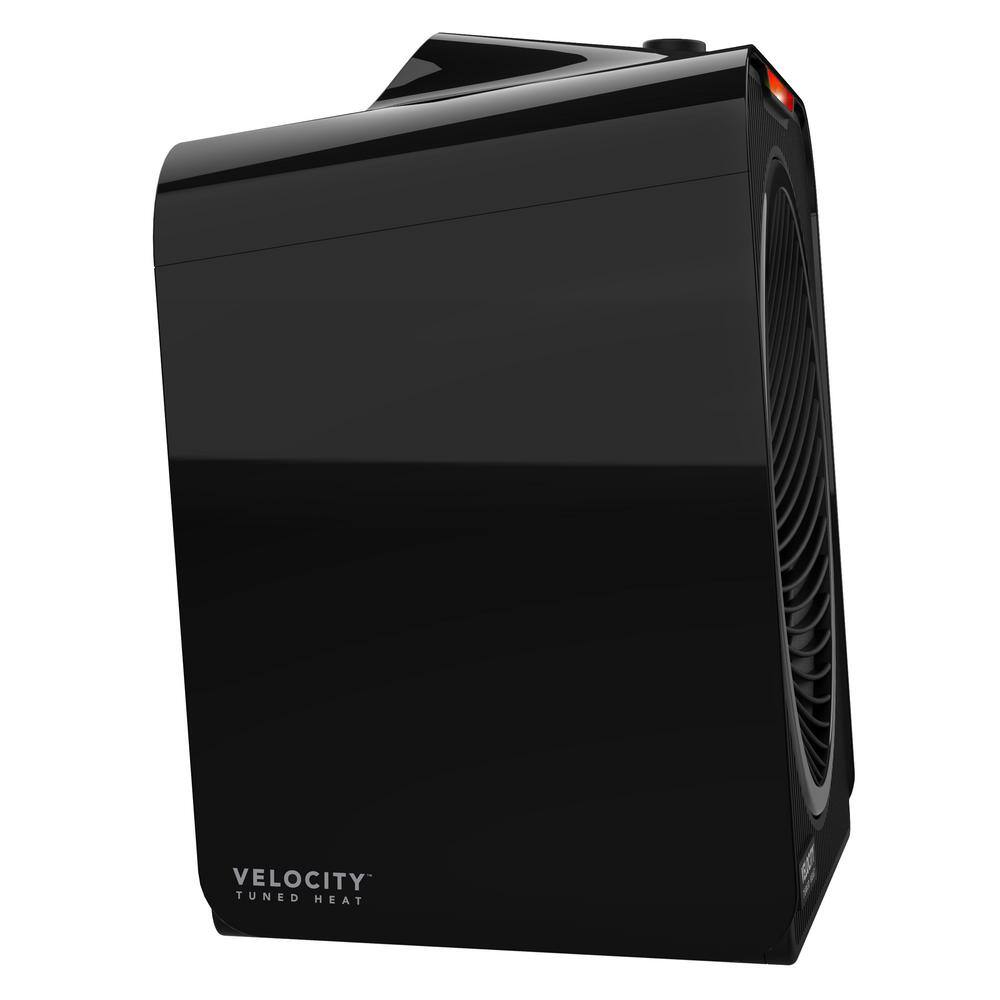 Vornado Velocity 3 Whole Room 1500-Watt 5118 BTU Electric Space Fan Heater, Adjustable Thermostat and Safety Features, Black