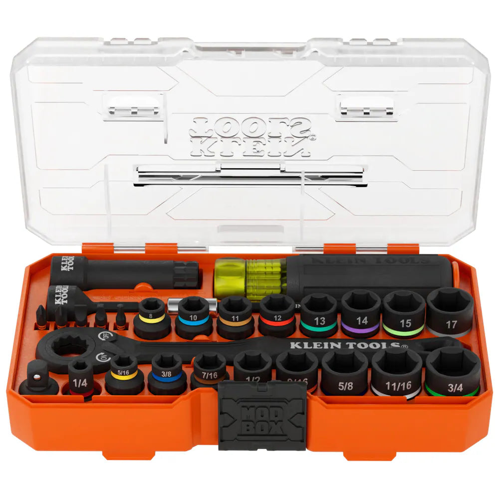 KNECT Impact Pass through and Flip Socket Starter Set, 21-Piece