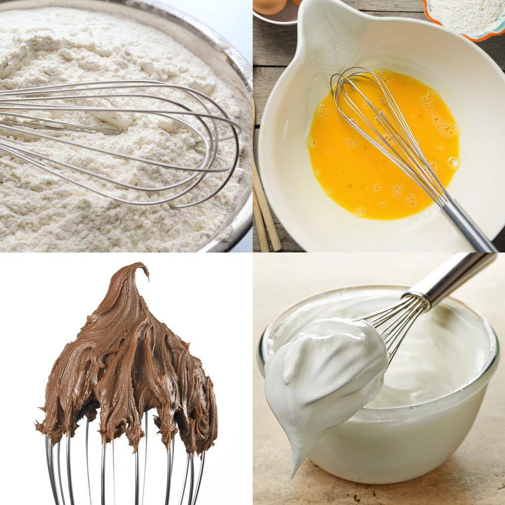 Classic Cuisine Stainless Steel Wire Whisk (Set of 3)