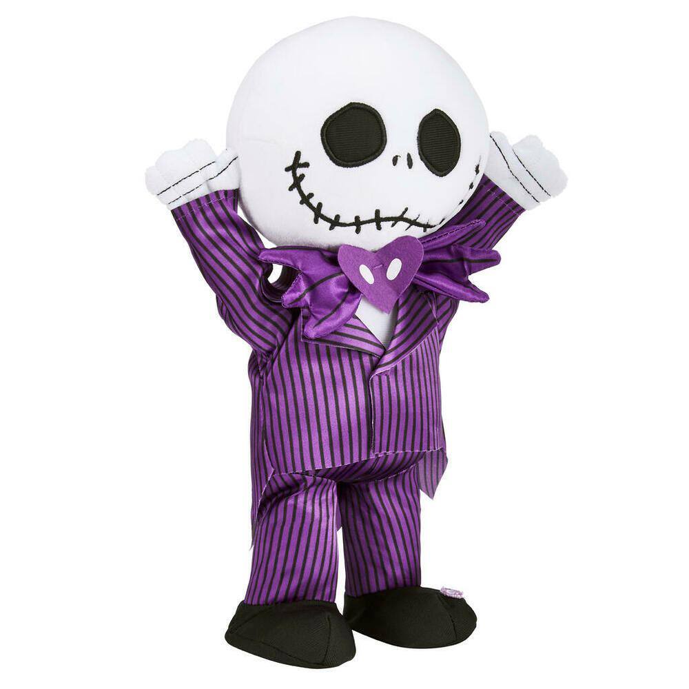 Disney 13 in. Animated Jack Skellington with Purple Suit Decoration