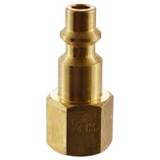 Husky 1/4 in. NPT IM Brass Female Plug