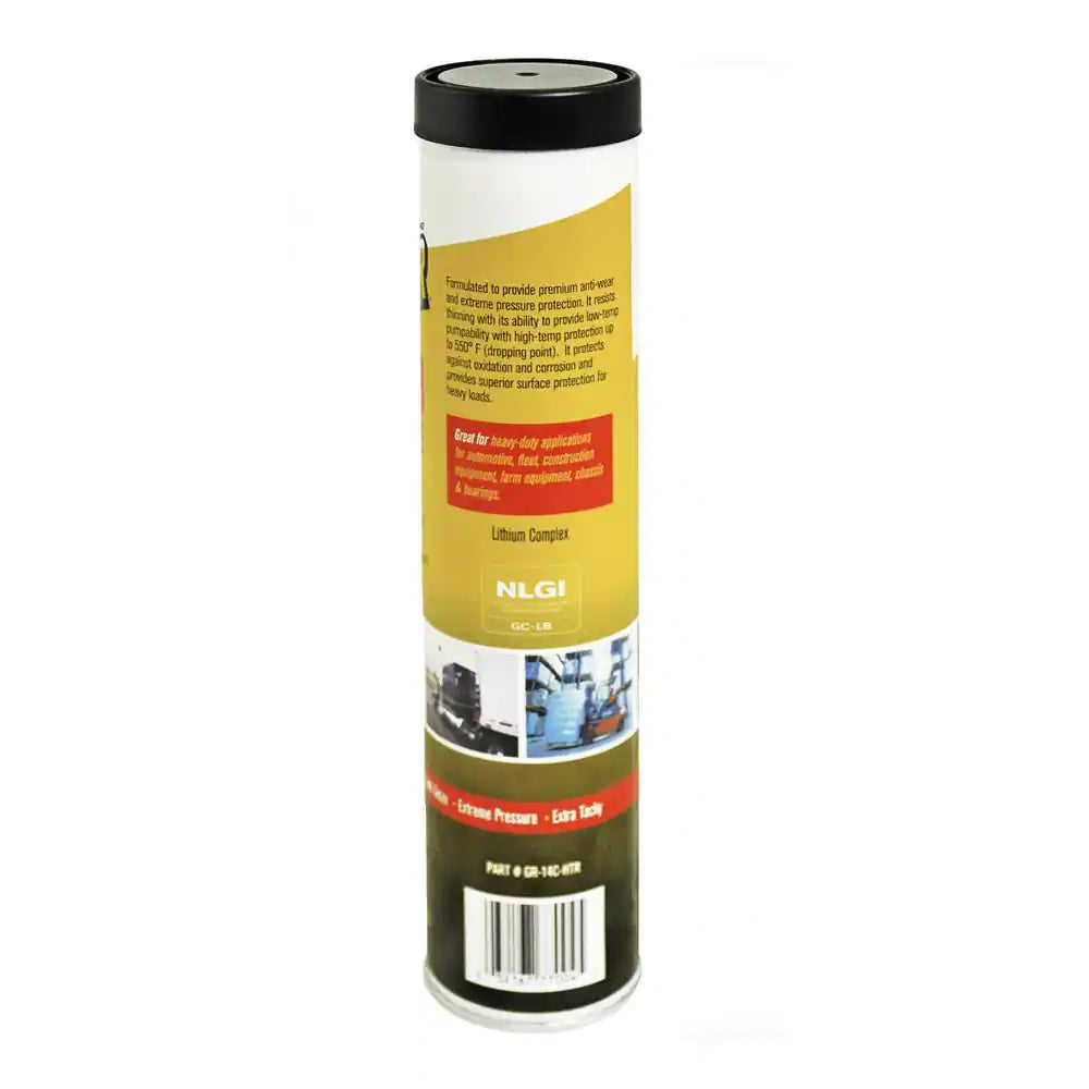 14 Oz. Extra Tacky Red Grease Cartridge for Grease Gun (Pack of 5)
