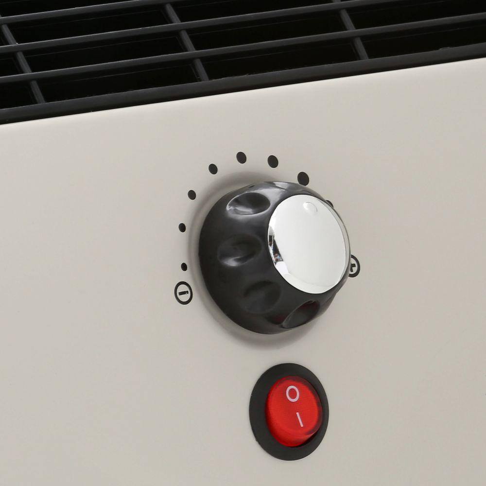 Lasko Automatic Air Flow 1500-Watt Electric Convection Portable Space Heater with Tip-Over Safety Switch