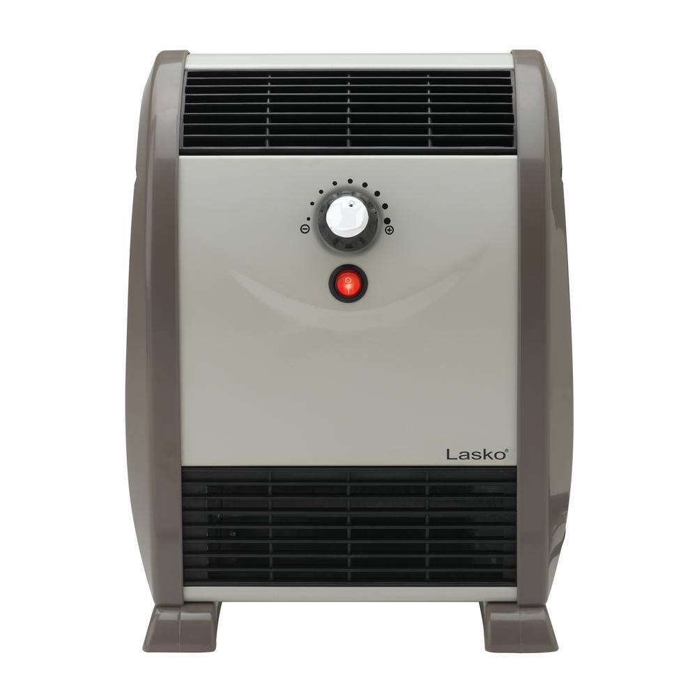 Lasko Automatic Air Flow 1500-Watt Electric Convection Portable Space Heater with Tip-Over Safety Switch
