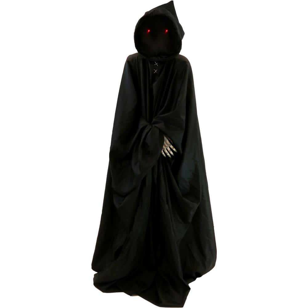 Haunted Hill Farm 72 in. Premium Halloween Animatronic Abigar The Lurching Demon Reaper by Tekky