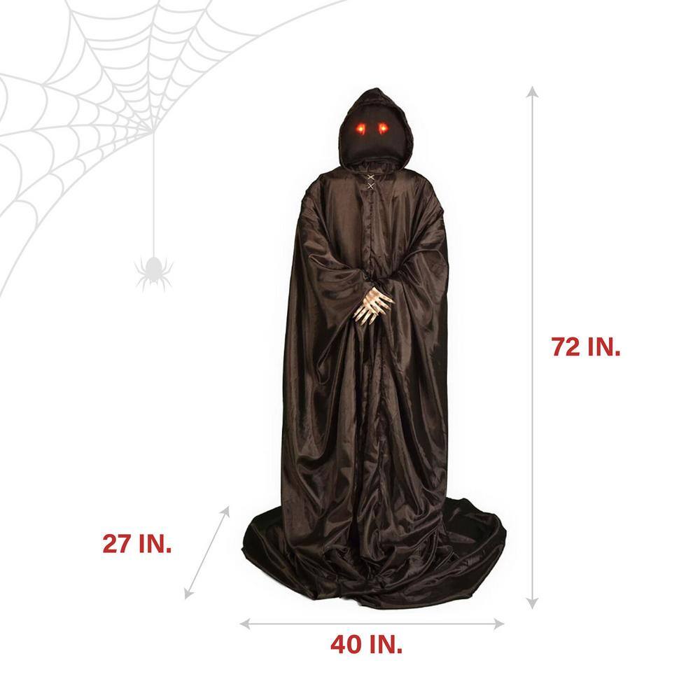 Haunted Hill Farm 72 in. Premium Halloween Animatronic Abigar The Lurching Demon Reaper by Tekky
