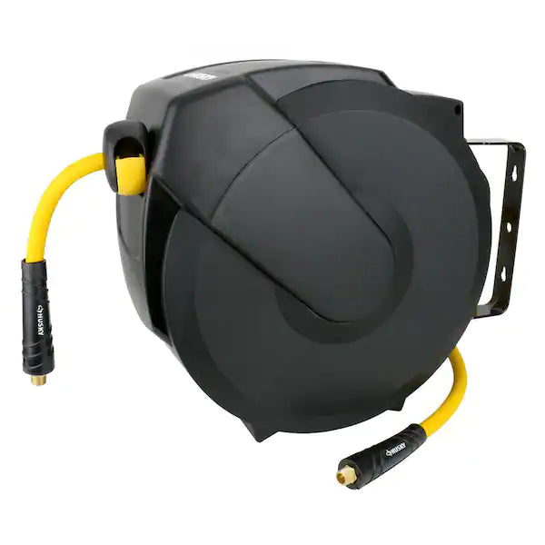 Husky 3/8 in. x 50 ft. Enclosed Hybrid Air Hose Reel