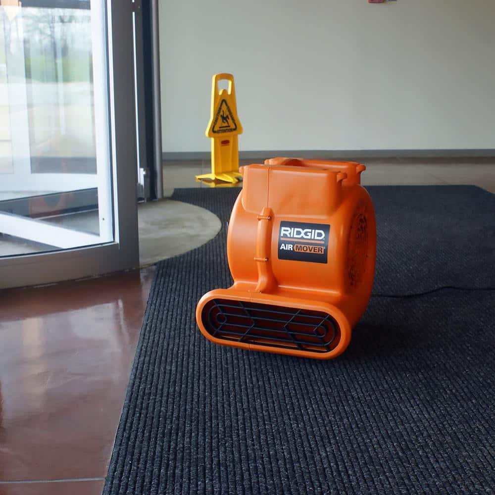 RIDGID 1625 CFM 3-Speed Blower Fan Air Mover with Daisy Chain, 3 Operating Positions for Water Damage Restoration