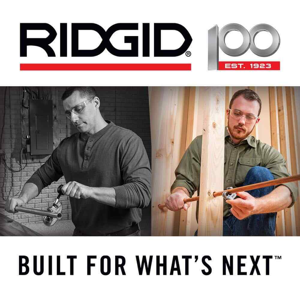 RIDGID 1/8 in. to 1-1/8 in.150 Constant Swing Copper Pipe & Stainless Steel Tubing Cutter w Easy Change Wheel Pin + Spare Wheel