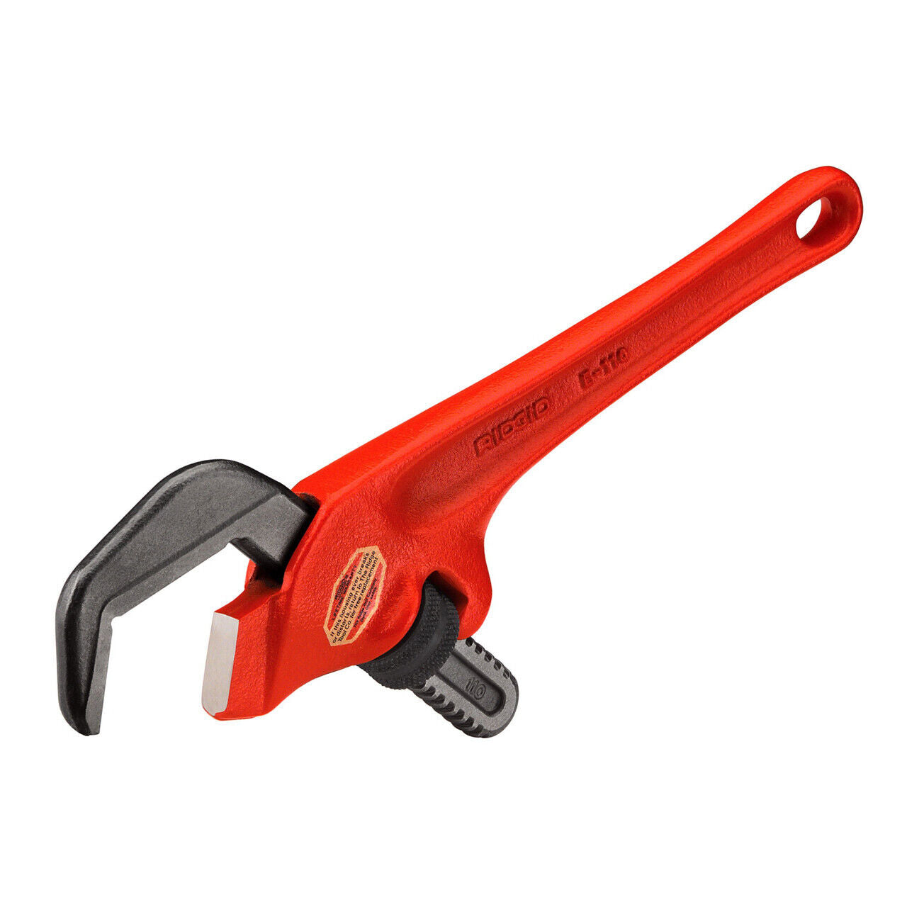 RIDGID 9-1/2 in. Offset Hex Jaw Pipe Wrench, Sturdy Plumbing Pipe Tool with Hex Jaw Mechanism for Extra Wide Opening