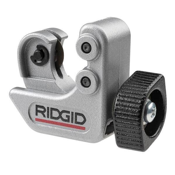 RIDGID 1/4 in. to 1-1/8 in. 101 Close Quarters Copper, Aluminum, Brass, and Plastic Tubing Cutter, Multi-Use Tubing Tool