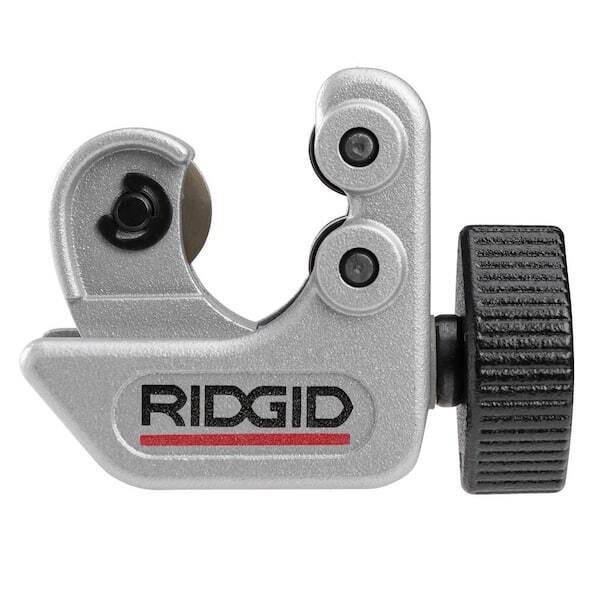 RIDGID 1/4 in. to 1-1/8 in. 101 Close Quarters Copper, Aluminum, Brass, and Plastic Tubing Cutter, Multi-Use Tubing Tool