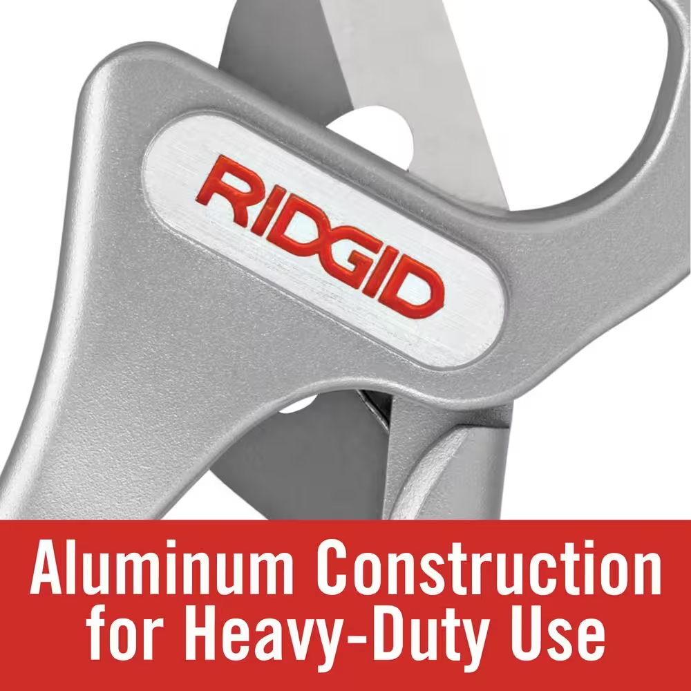 RIDGID 1/8 in. to 1-3/8 in. PC-1375ML Heavy-Duty Single Stroke PVC Plastic, CPVC, PEX, PP Tubing Cutter w/ Multi-Layer Adapter