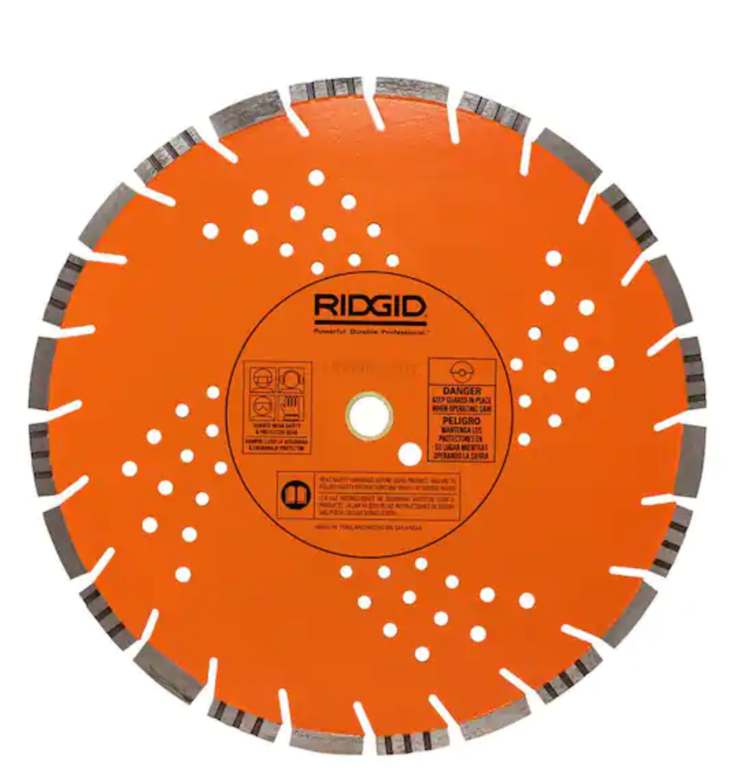 RIDGID 14 in. All-Cut Diamond Blade