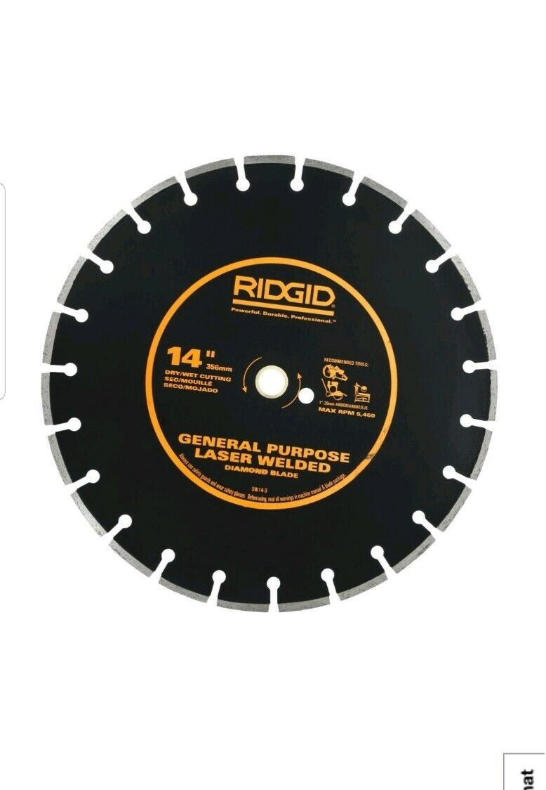 RIDGID 14 in. Diamond Blade (3-Pack)