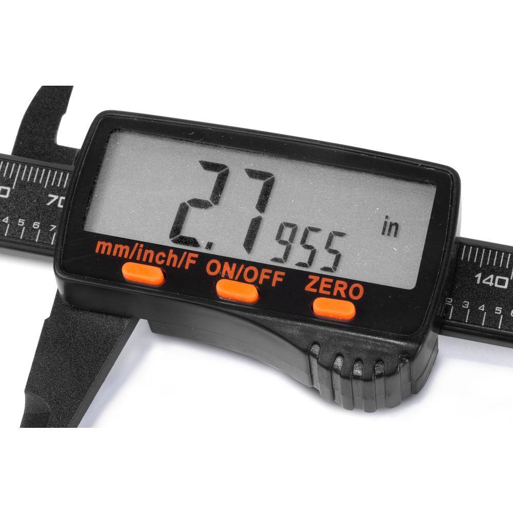 WEN 6.1 in. Electronic Digital Caliper with LCD Readout and Storage Case