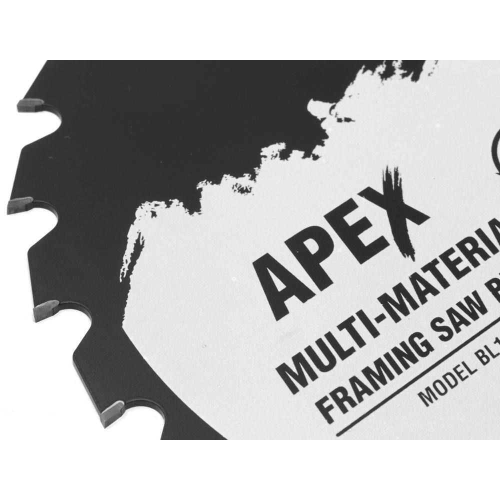 WEN Apex 10 in. 24-Tooth Carbide-Tipped Multi-Material Industrial-Grade Framing Saw Blade with Cool-Cut Coating
