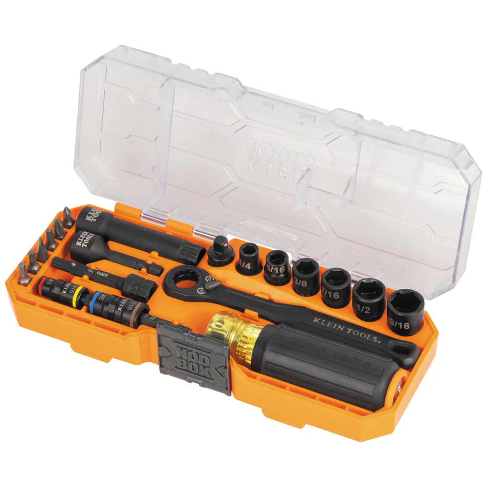 KNECT Impact Pass through and Flip Socket Starter Set, 21-Piece