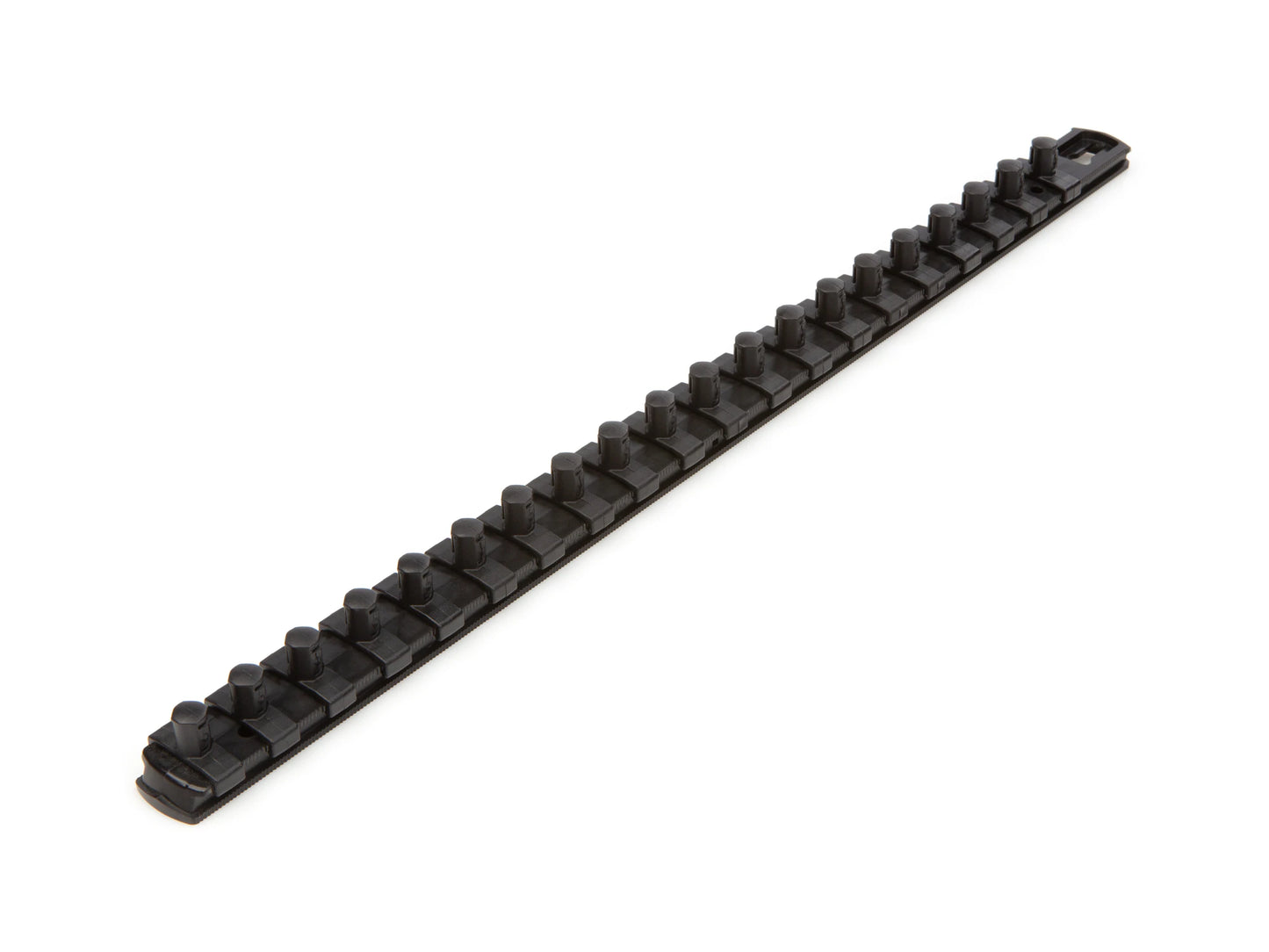Plastic Socket Storage - 3/8 in Drive X 18 Inch Socket Rail with 20 Clips