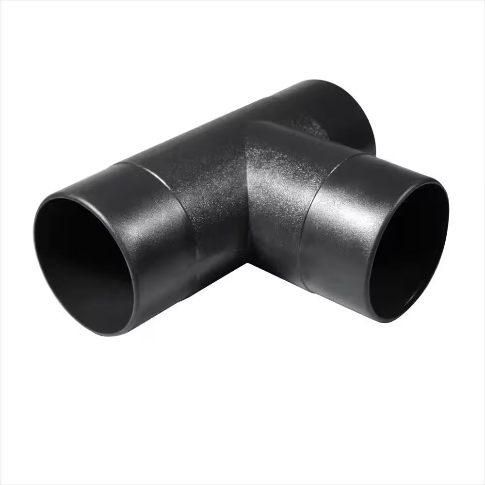 4 In. T-Fitting Dust Hose Connector for Dust Collection Systems