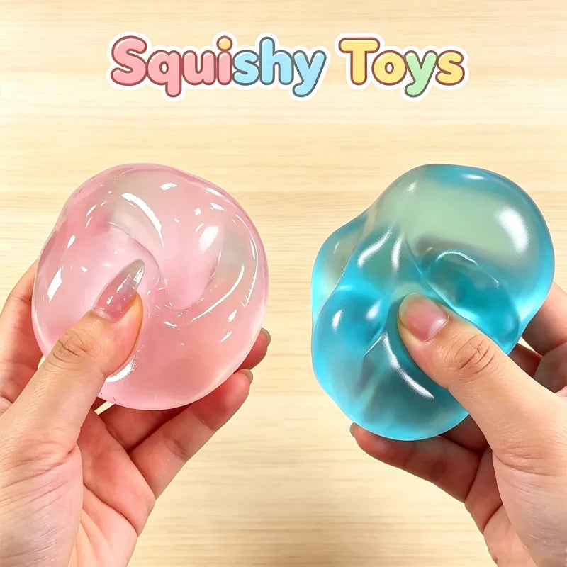 Squishy Toys anti Stress Sensory Fidgets Toy Soft Simulated Transparent Slow-Rebound Sensory Fidgets Stress Relief Gifts New