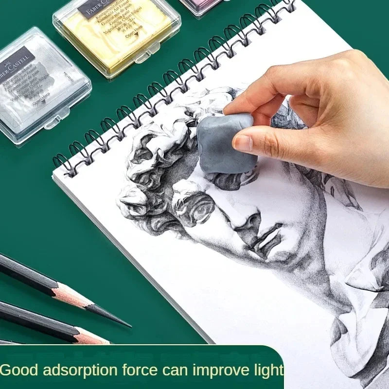 Plasticity Rubber Soft Art Eraser Wipe Highlight Kneaded Rubber for Art Pianting Design Sketch Eraser Stationery