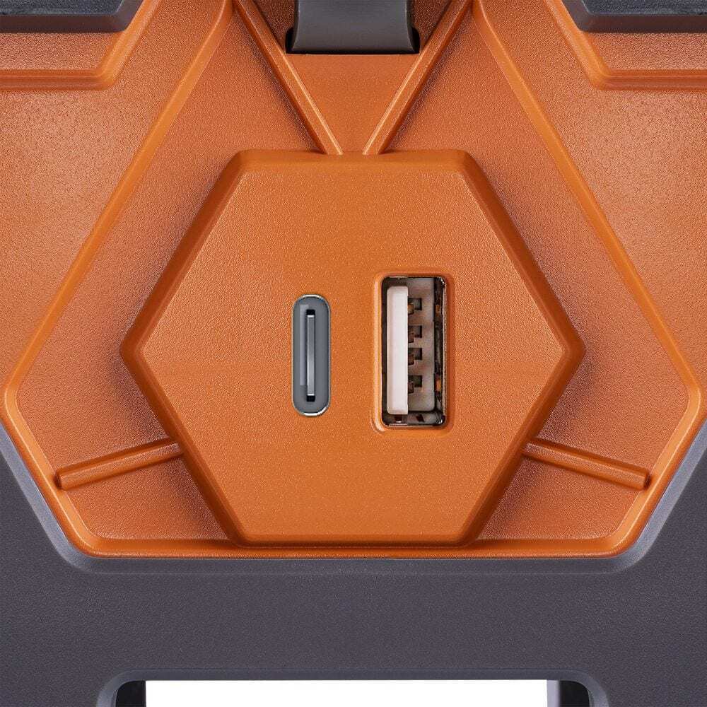 RIDGID  10 ft. Cord 10-Outlet, 2.4 Amp USB-A, 15-Watt USB-C, 4200J Surge Protector