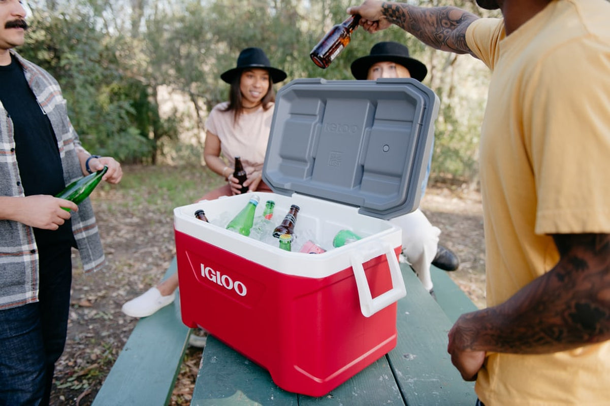 Latitude Red/Gray 52 Quart(S) Hard Insulated Chest Cooler