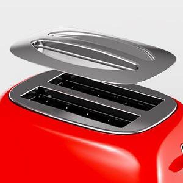 Galanz 2 Slice Retro Red Wide Slot Toaster