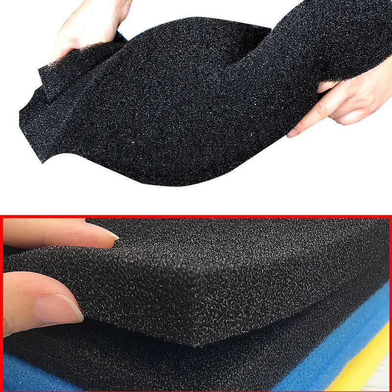 Aquarium Accessories Biochemical Cotton Filter Fish Tank Pond Foam Sponge Filter Black 15 25 35 50PPI Used for Aquariums