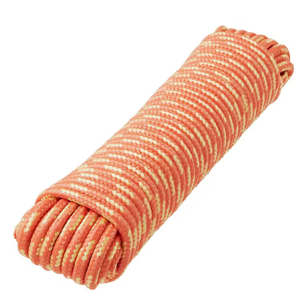 3/8 In. X 100 Ft. Diamond Braid Polypropylene Rope (1 Color per Each Order)