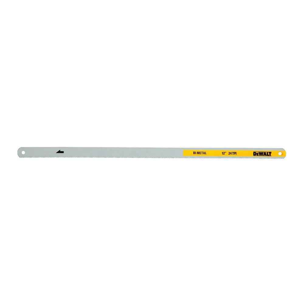 DEWALT  12 in. 24-TPI Bi-Metal Hacksaw Blade (2-Pack)