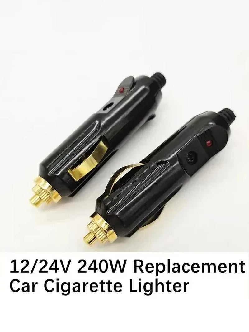 1/2Pcs 12/24V 180W Replacement Car Cigarette Lighter Power Plug DC Adapter Charger Free Shipping Items Car Accessories