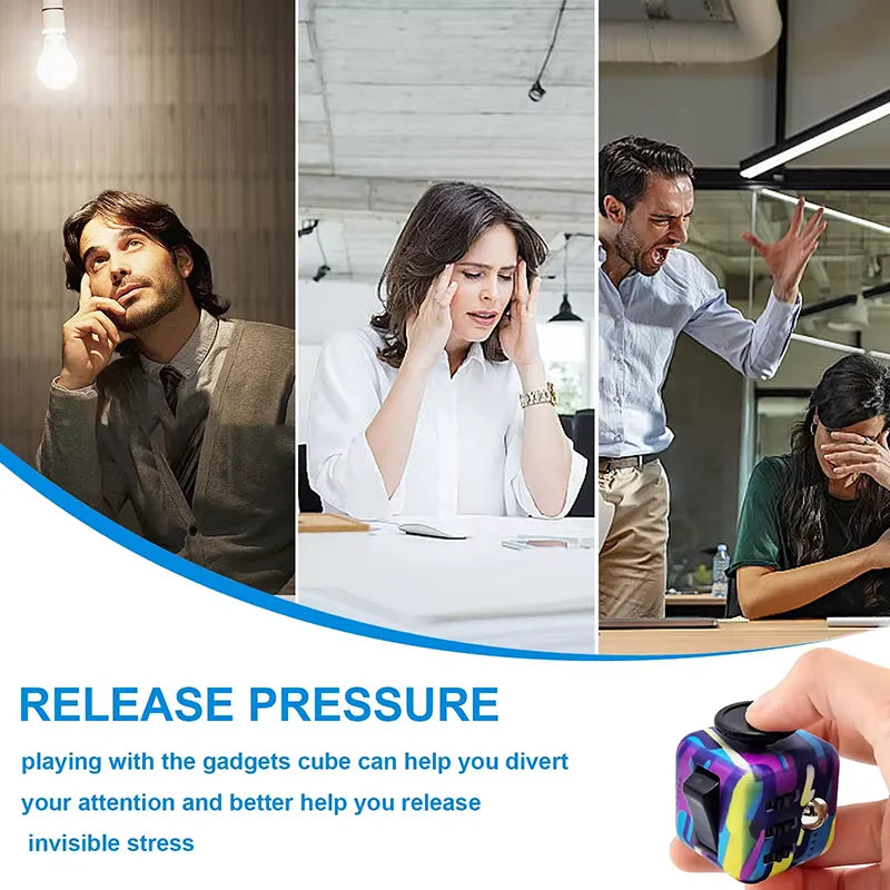 Creative Antistress Fidget Compression Anti-Stress Sensory New Novelty Magic Dice Toys for Children Adults Office Stress Relief