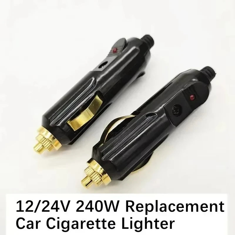 1/2Pcs 12/24V 180W Replacement Car Cigarette Lighter Power Plug DC Adapter Charger Free Shipping Items Car Accessories