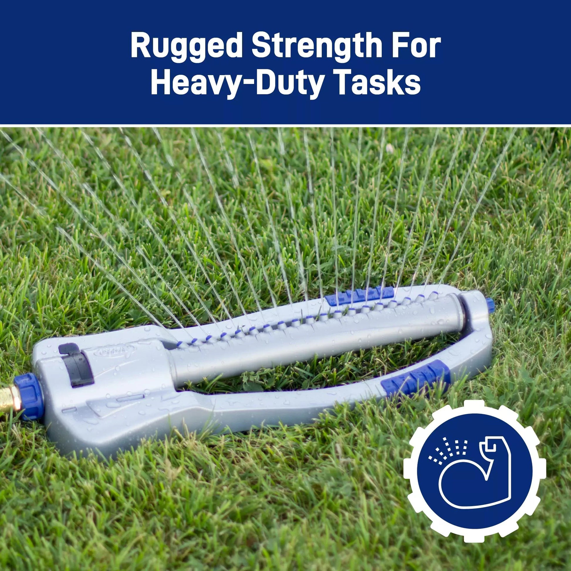Max 4000-Sq Ft Oscillating Sled Lawn Sprinkler