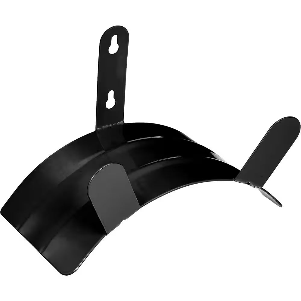 125 Ft. Americana Black Steel Heavy-Duty Wall Mounted Garden Hose Reel