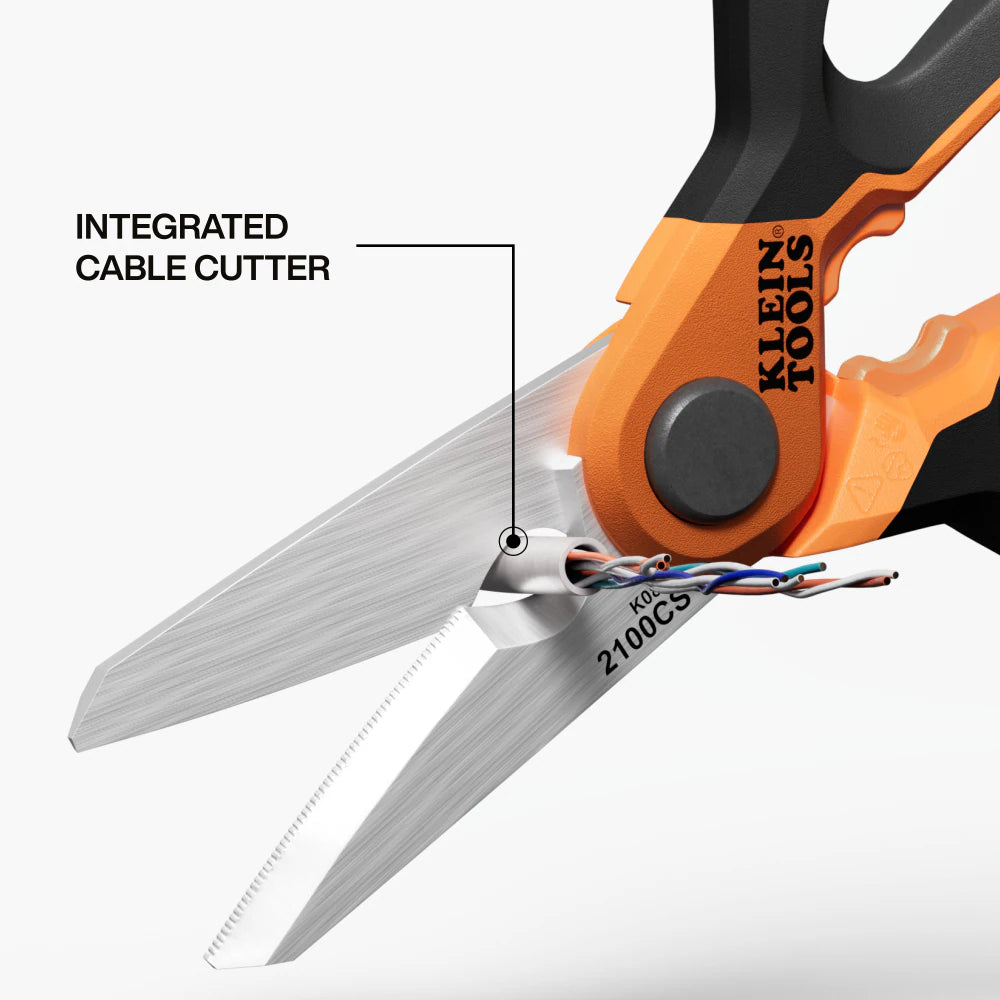 Long Reach Cable Stripping Electrician Scissors, 7-Inch