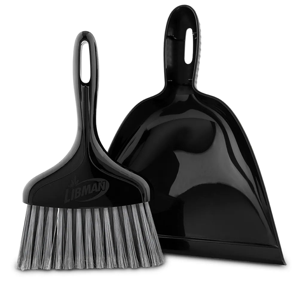 Plastic Whisk Broom and Dust Pan Handheld Dustpan with Brush